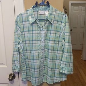 EUC ALFRED DUNNER LONG SLEEVE SHIRT SIZE 14